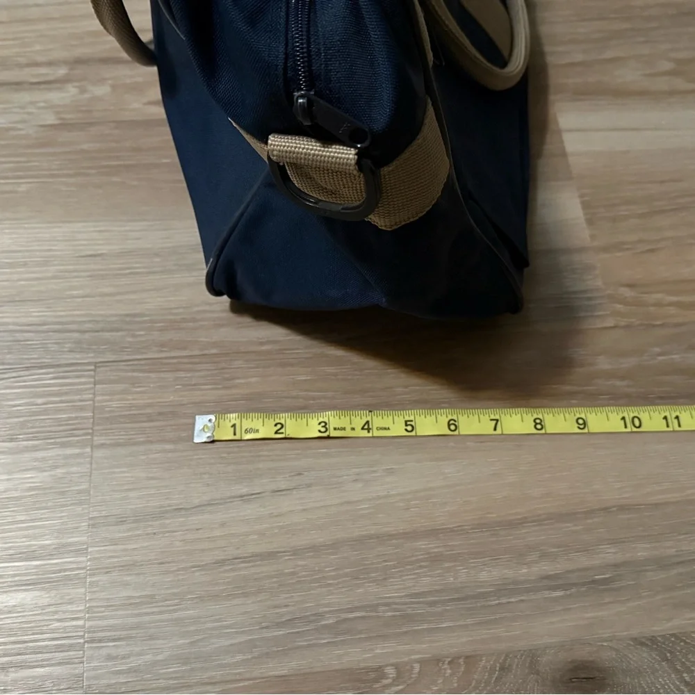 Atlantic| Vintage Navy and Tan Carry On Bag